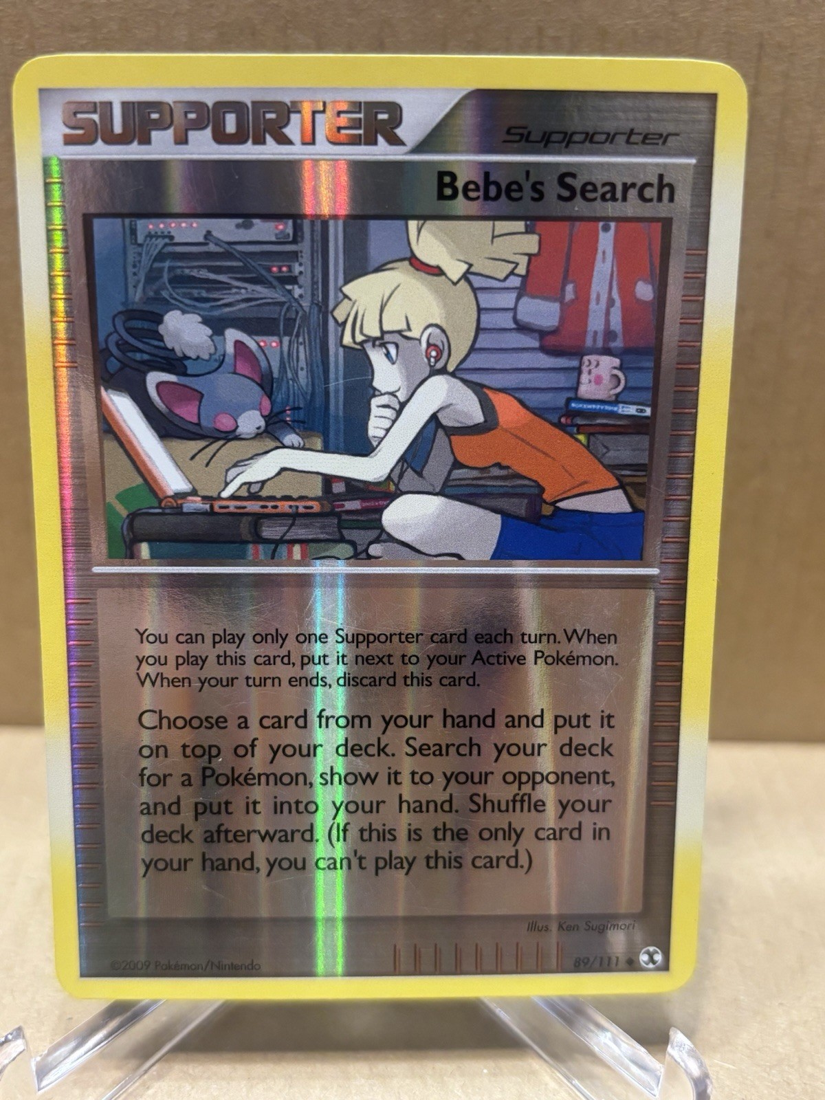 Pokémon Bebe's Search 109/123 Mysterious Treasures Reverse Holo Uncommon English