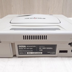 Sega Saturn console white bundle with 5 Games & 2 controllers Japan VF2 C.Nights