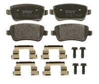 TRW Automotive GDB1638 Bremsscheiben-BremsbeläGe-Kit Fiat 77363610