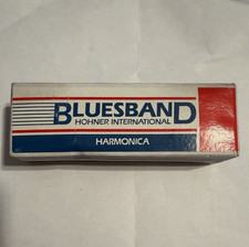 HOHNER International Bluesband Diatonic Harmonica Key of C Silver Metal w/ Case