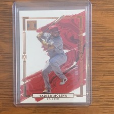 Panini Impeccable 2024 Yadier Molina Serial #48/99 Cardinals #22 Baseball