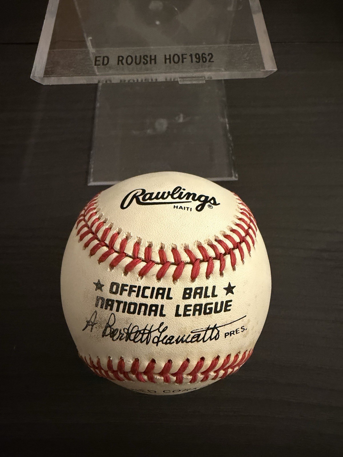 EDD J ROUSH SIGNED LEAGUE BASEBALL - 1962 HALL OF FAMER | eBay