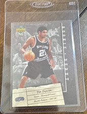 Upper Deck 2006-07 Rookie Debut Tim Duncan #85 Spurs Basketball Trading Card. rookie card picture