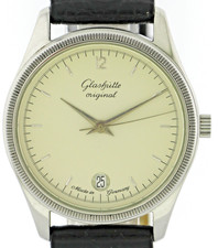 Glashütte Original Herrenuhr Ref. 1-25-50-130-04 Cal. GUB 12-50 Handaufzug 1995