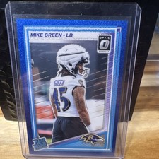 Panini 2025 Donruss Optic Rated Rookie Blue Mike Green #250 Ravens NFL