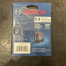 Bosch GLL50-20 50 ft. Cross Line Laser Level Self Leveling with VisiMax Tech NEW