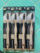 Bamboo Charcoal 4 Count, Toothbrush Brush Buddies