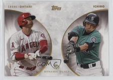 2022 Topps On Demand Dynamic Duals Shohei Ohtani Ichiro Suzuki Ichiro #13 HOF