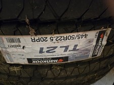 Hankook Super Singles Tire New Only 2 For Semi Trailer 1000 Each.