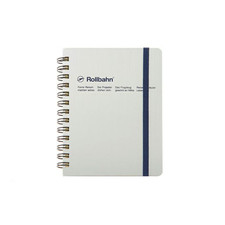 Delfonics Rollbahn Spiral Metallic Notebooks: 4-1/2 in. x 5-1/2 in. Silver  po