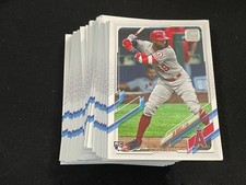 Lot of 100 Jo Adell 2021 Topps Series 1 Base Card Number 43 Rookie