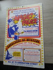 VARIETY THEATRE POSTER 1970S,BLACKPOOL MAGIC,THE MAGIC PALACE