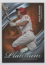 2019 Bowman Platinum Wal-Mart Presence Orange Foil /25 Rhys Hoskins #PP-16 nd3
