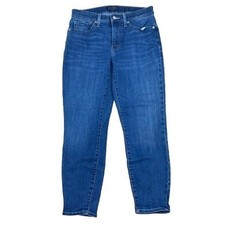 Lucky Brand Ava Mid Rise Skinny Ankle Jeans Medium Wash Stretch Denim Size 10/30