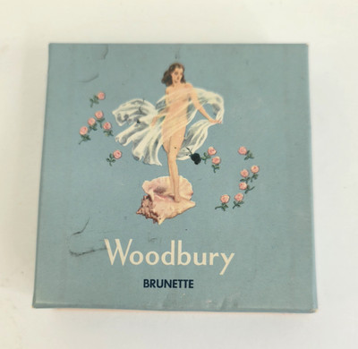 Vintage Woodbury Brunette Face Powder Box With Contents