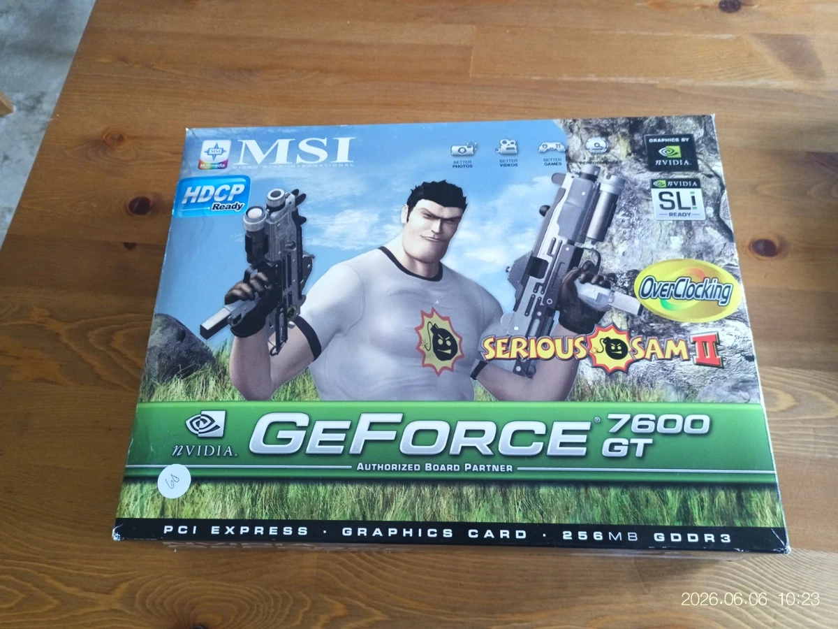 NVIDIA GeForce 7600 GT NVIDIA 256 MB Memory Computer Graphics