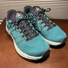 Merrell Moab Flight Women’s Sz 10.5 #J066814 Blue-Green Hiking Shoes Sneakers