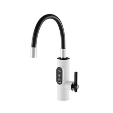 TORVA Instant Hot Water Tap, Stainless Steel Electric Hot Water Faucet, 360°