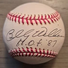 Rawlings MLB Baseball Autographed by B. Williams Hall of Fame '87 Original