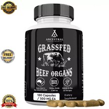 New Ancestral Supplements Grass-Fed Beef Orga...