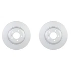 Bosch QuietCast Pair Set of Front Disc Brake Rotors for BMW E65 E66 7-Series