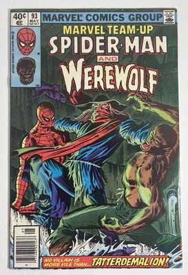 Marvel Team-Up Spider-Man And Werewolf #93 (1980) Tom Sutton Art! Tatterdemalion