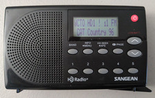 Sangean HDR-14 HD Radio / FM Stereo / AM Portable Radio Black HD Radio