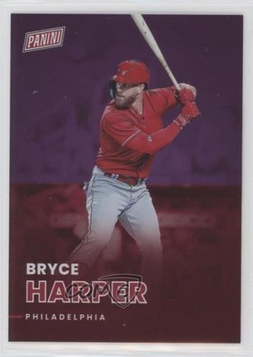 2022 Panini National Convention Purple 3/25 Bryce Harper #51 19cf