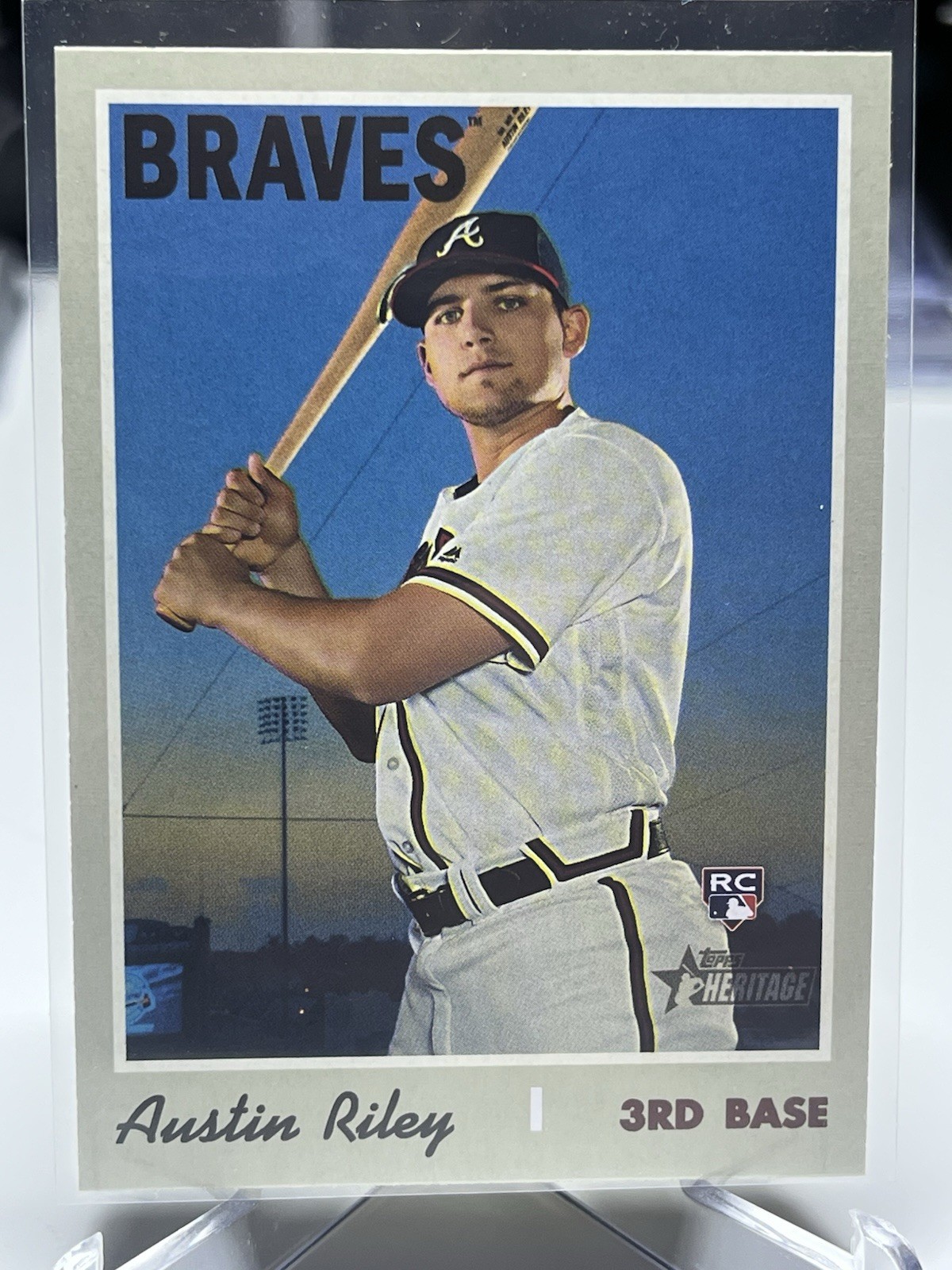 2019 Topps Heritage High Number - Austin Riley #614 (RC)