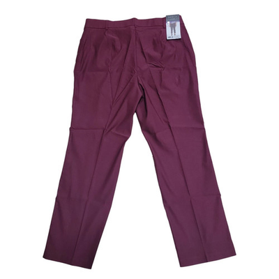 #ad Rafaella Women#x27;s Pull On Stretch Ankle Pant Size 14 Windsor Wine $17.84