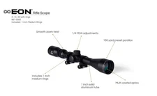 3-9x40 Rifle Scope Viridian EON BDC Optics With Rings & Covers