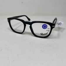 PERSOL 3376-V 95 50-20-145 Keyhole Glossy Black Italy Eyeglasses 5464