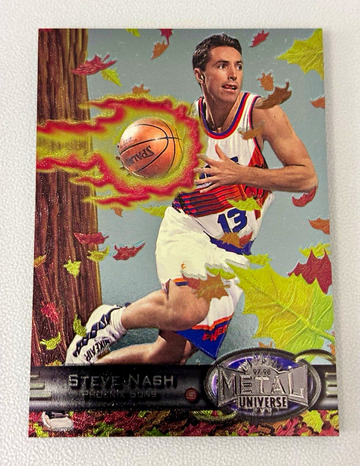 SkyBox 1997-98 Metal Universe Steve Nash Phoenix Suns #101 Base Set Card