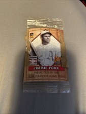 Jimmie Fox Baseball Card Still In Original Plastic