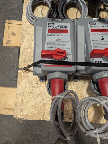 Hubbell HBL420MI7W Circuit-Lock Pin & Sleeve Mechanical Interlock 20A 480V 1