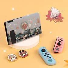 For Nintendo Switch OLED Case Cover Kazhuha For Joycon Controller Genshin Impact