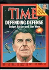 TIME 1983 REAGAN DEFENDING DEFENSE-BUDGET BATTLES AND STAR WARS magazine April 4