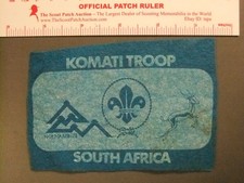 Boy Scout World Jamboree 1975 South Africa Contingent Badge JCP 4676PP