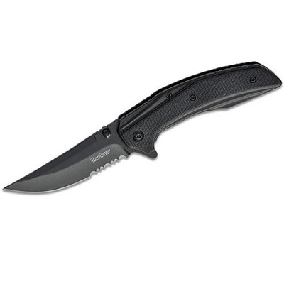 Kershaw KER8320BLKST Outright Serrated Assisted Open Frame Lock 8CR13MOV Trai...