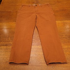 bonobos tailored pants Orange 33x30  Cotton S...
