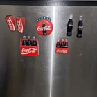 Vintage 1995 Coca-Cola Refrigerator Magnet Lot Of 7 Bottles,cups,& Carriers
