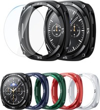 5 Pack TPU Bumper Case For Samsung Watch 8 44mm Screen Protector