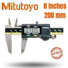 Mitutoyo 500-197-30 8"/200mm Absolute Digital Caliper LCD Vernier Gauge Tool
