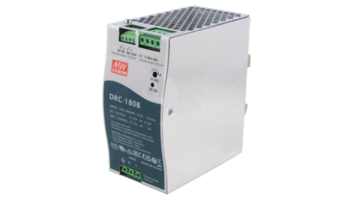 5907009660615 DRC-180B Zasilacz impulsowy, ,na szyn DIN, 180 , 27,6