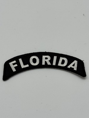 Florida Rocker Patch Small Biker Vest Jacket Motorcycle Rider ...