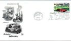 U.S. FIRST DAY COVER GREETINGS STAMPS SERIES - FROM THE STATE OF INDIANA