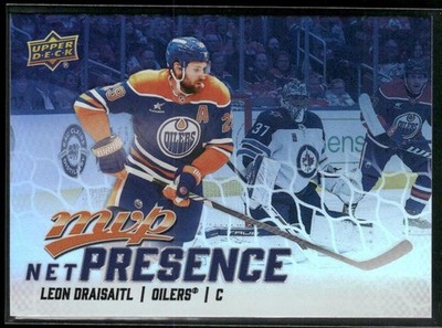 2025-26 Upper Deck MVP Hockey Leon Draisaitl Net Presence #NP-15