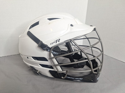 Cascade CPV-R Adjustable Lacrosse Helmet Size M/L Black Strap White/Black