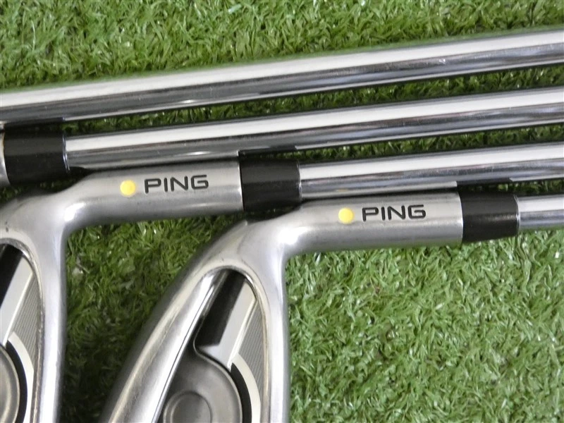 PING 2016 G Irons 5-W, U & S AWT 2.0 Stiff Steel Mid Yellow Dot 1.5* Up +.5" - Image 3 of 4