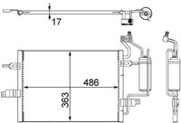 Klimakondensator FüR Opel Meriva A X03 1.4 1.6 1.7 1.8 03-10 13128931
